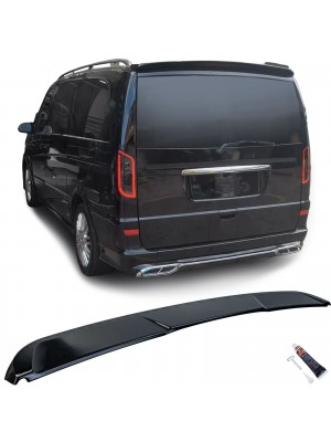 Zadní křídlo, spoiler Mercedes Benz Vito, Viano (W639) - černý, lesklý